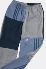 Unisex Rework Adidas Patchwork Sweatpants - Women-S, Men-XS