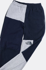 Unisex Rework North Face Patchwork Sweatpants - Women-S, Men-XS