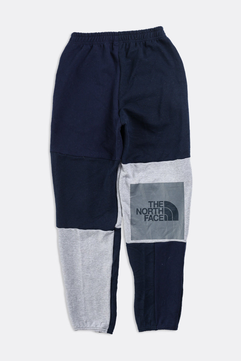 Unisex Rework North Face Patchwork Sweatpants - Women-S, Men-XS