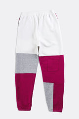 Unisex Patchwork Champion Sweatpants - Women-S, Men-XS