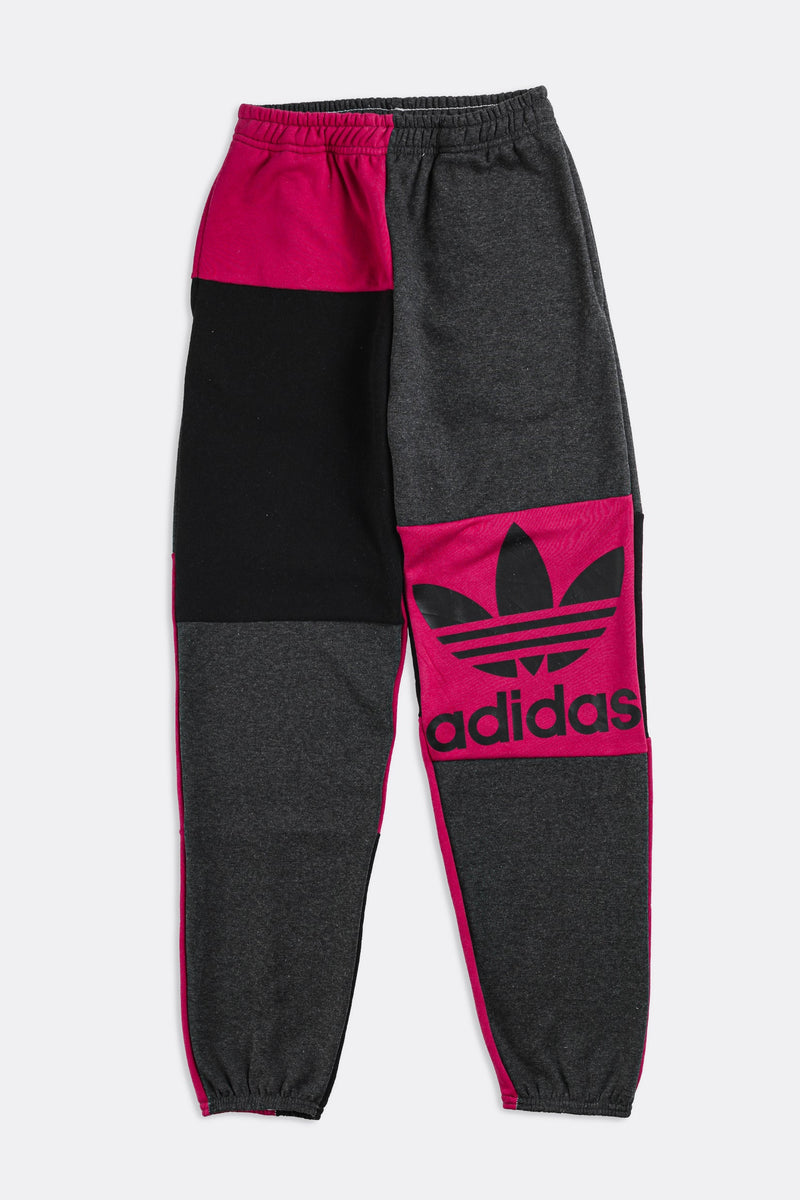 Unisex Patchwork Adidas Sweatpants - Women-XS, Men-XXS