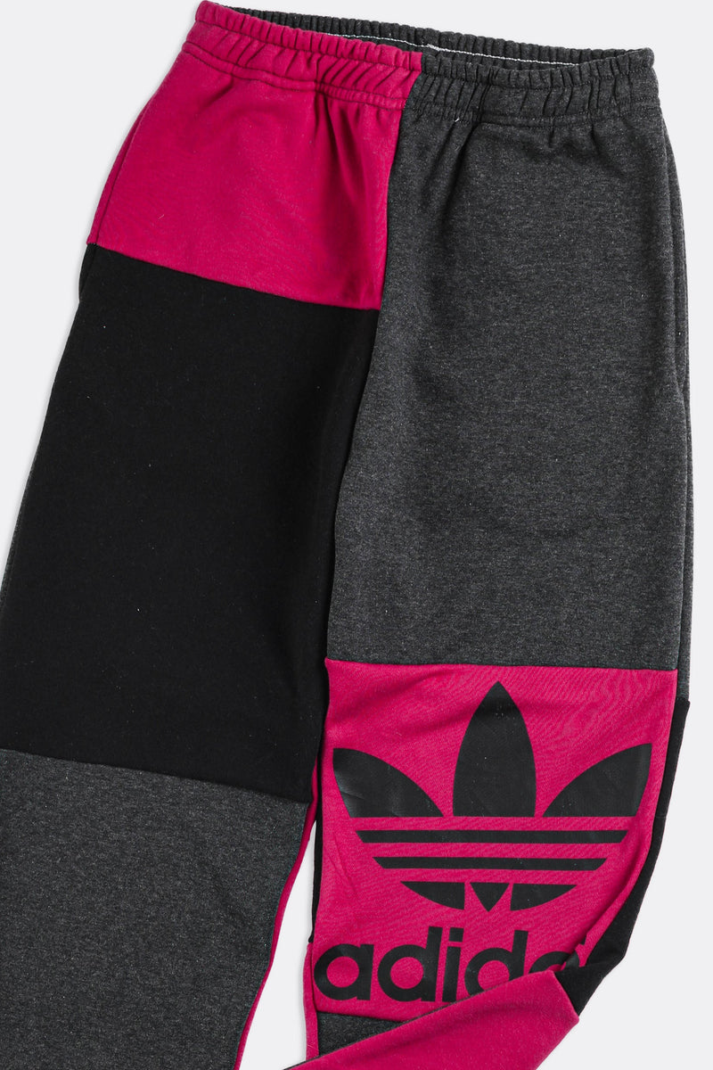 Unisex Patchwork Adidas Sweatpants - Women-XS, Men-XXS