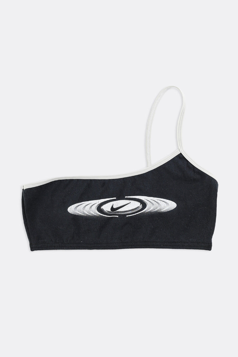 Rework Nike One Shoulder Bra Top - L