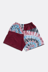 Unisex Rework Adidas Patchwork Tee Shorts - Women-XS, Men-XXS