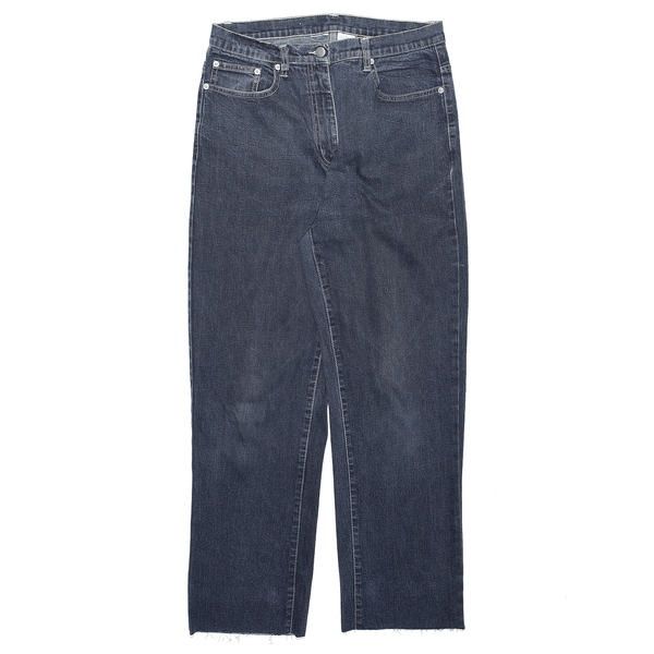 Blue Denim Regular Straight Jeans Womens W30 L28