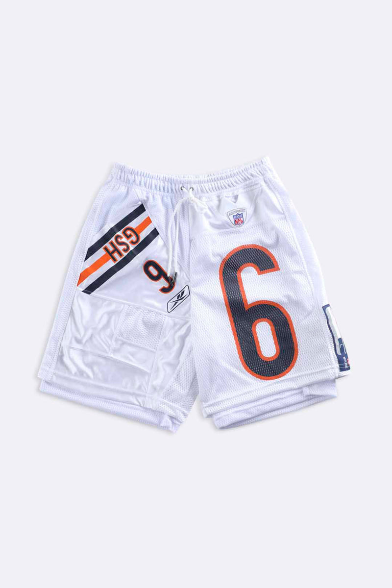 Rework Unisex Bears NFL Jersey Shorts - Women-S, Men-XS