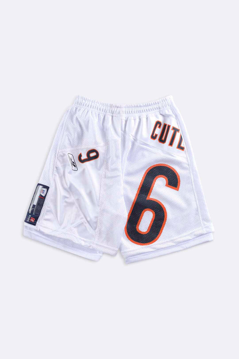 Rework Unisex Bears NFL Jersey Shorts - Women-S, Men-XS