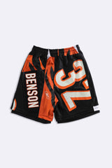 Rework Unisex Bengals NFL Jersey Shorts - Women-S, Men-XS