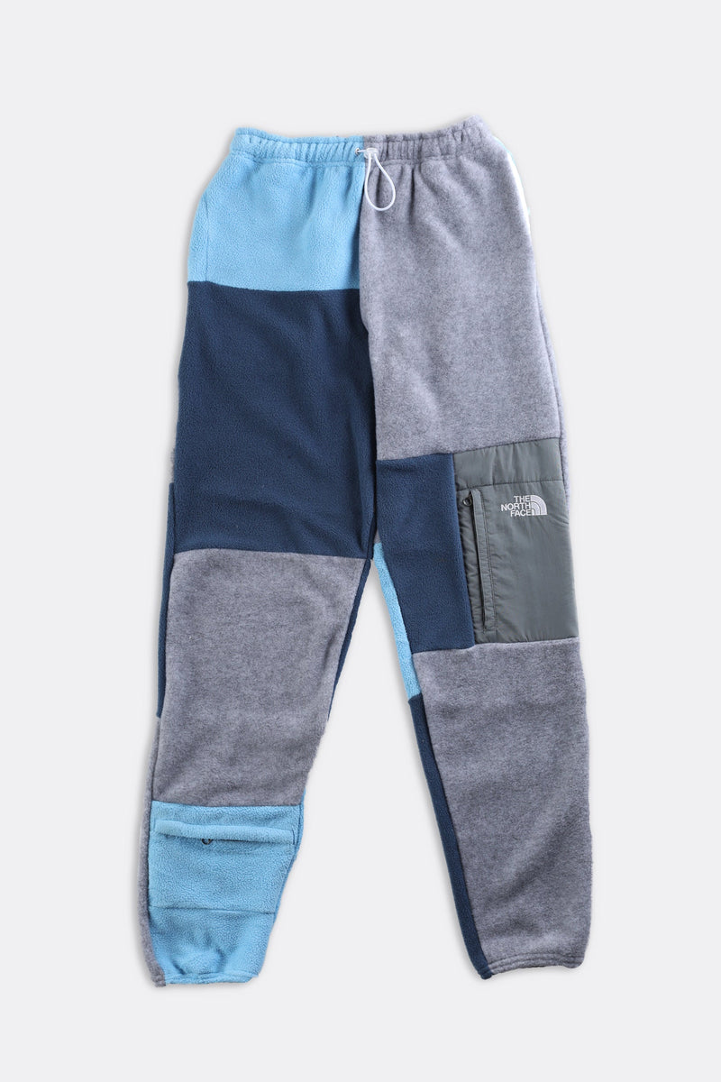 Rework Unisex North Face Patchwork Fleece Pant - Women-XS