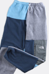 Rework Unisex North Face Patchwork Fleece Pant - Women-XS