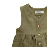 Jo Dress - Dark Olive - Sample - Sizes 4, 8