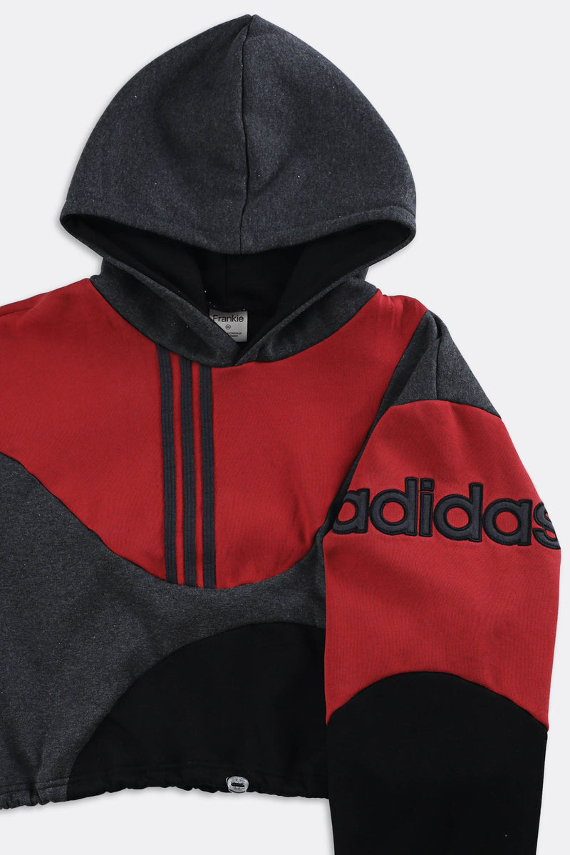 Rework Adidas Wave Crop Sweatshirt - XXL