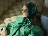 SEAHORSE silk scarf