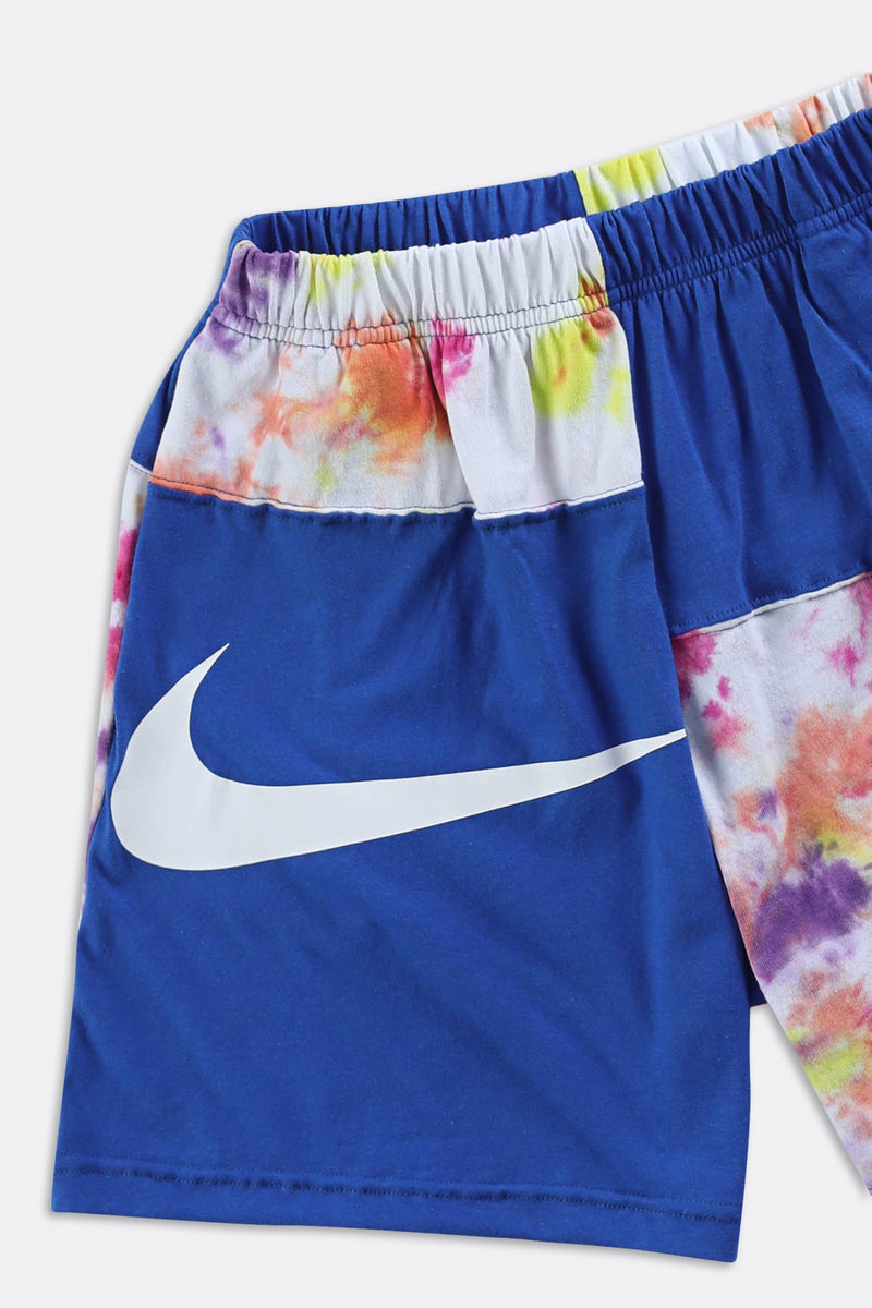 Unisex Rework Nike Patchwork Sweatshort - Women-XS, Men-XXS