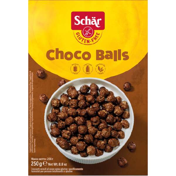Schär Gluten Free Choco Ball Cereal 250g