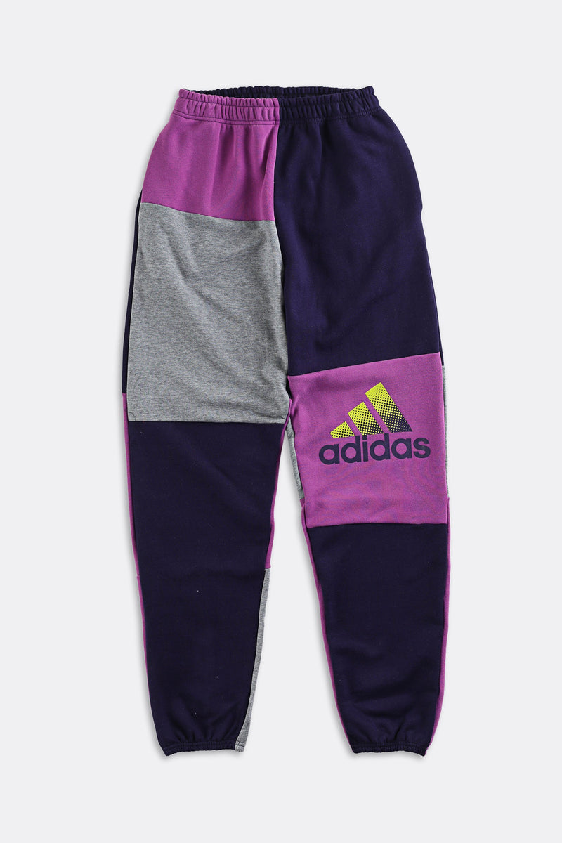 Rework Unisex Adidas Patchwork Sweatpant - Women-XS, Men-XXS