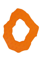 3D Printed Concentric Bangle in Orange