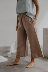 Linen pants Tokyo XXL Checkered