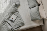 Linen bedding set in Sage Green