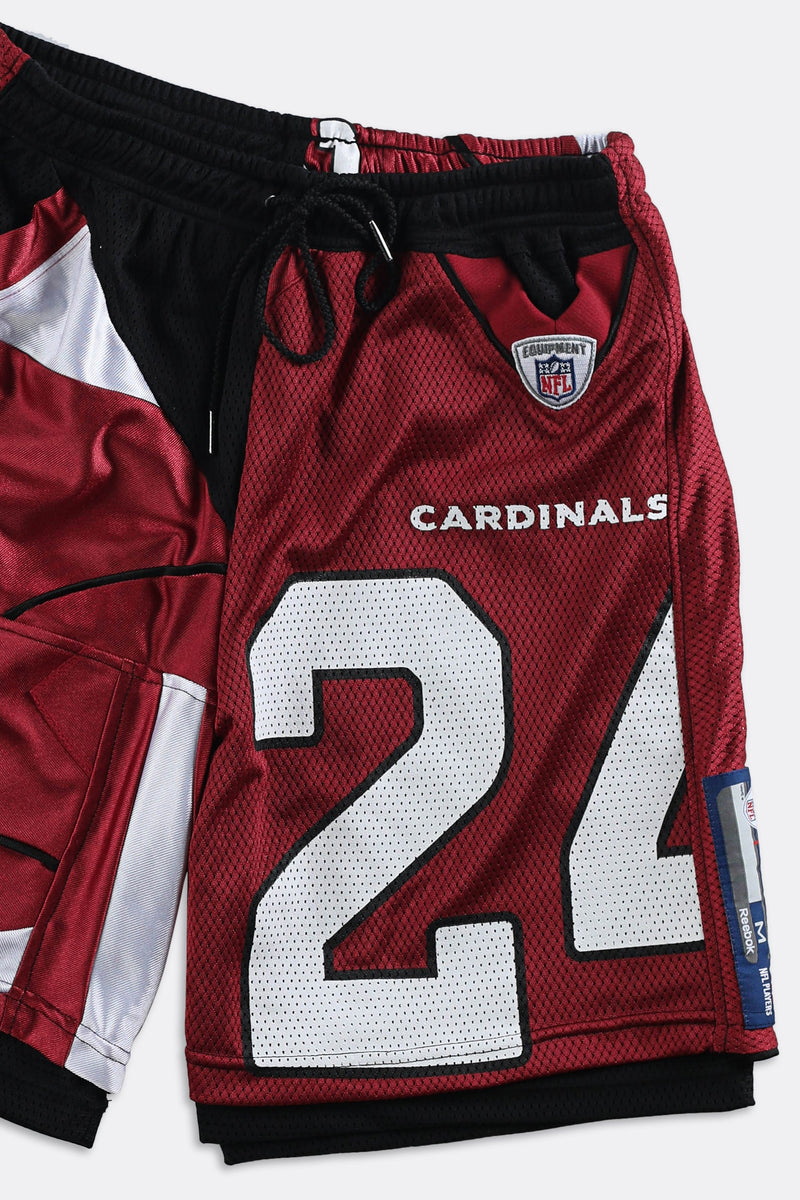 Rework Unisex Cardinals NFL Jersey Shorts - Women-M, Men-S