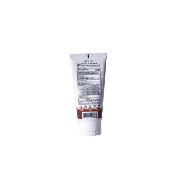 OLITA Tinted Organic Mineral Sunscreen Lotion SPF 30