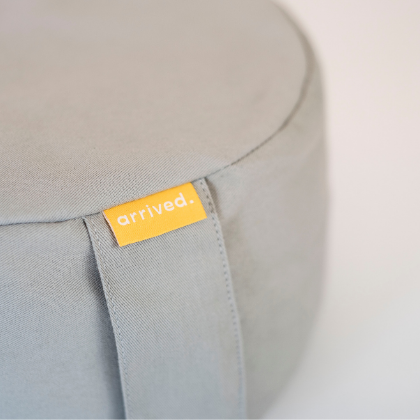 Grey Zafu Cushion