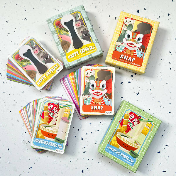CARD GAMES: Memory/Go Fish/Old Maid (bilingual)