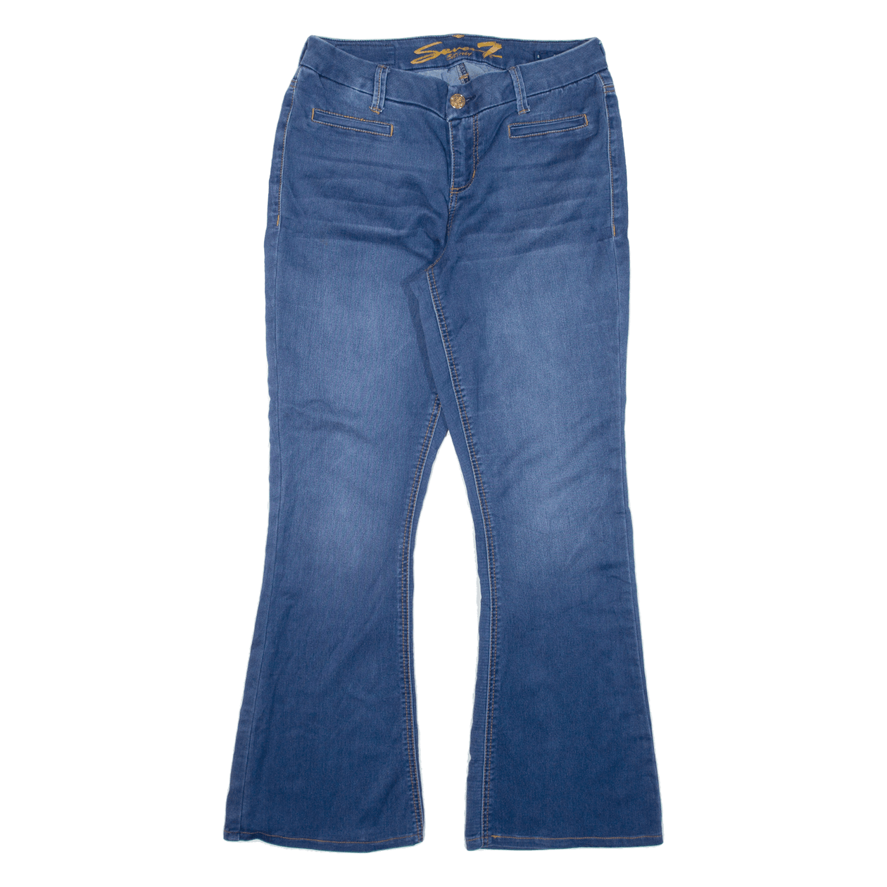 SEVEN7 Womens Jeans Blue Regular Flared W30 L29 – Cerqular Hong Kong