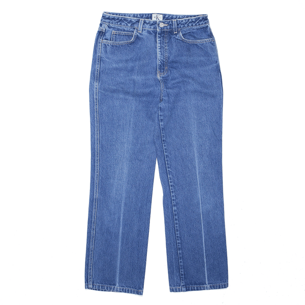 CALVIN KLEIN JEANS Blue Denim Regular Straight Jeans Womens W30 L29