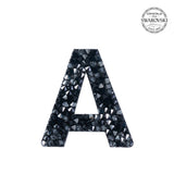 SWAROVSKI® ADHESIVE STICKER "A" - BLACK