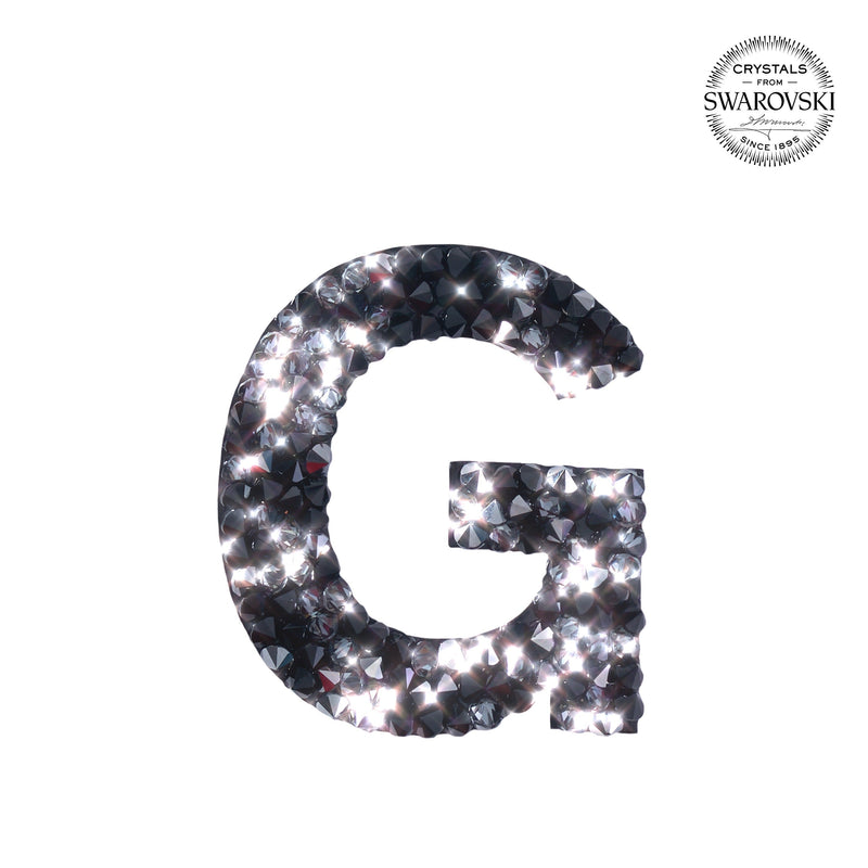 SWAROVSKI® ADHESIVE STICKER "G" - BLACK