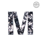 SWAROVSKI® ADHESIVE STICKER "M" - BLACK