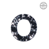 SWAROVSKI® ADHESIVE STICKER "O" - BLACK