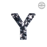 SWAROVSKI® ADHESIVE STICKER "Y" - BLACK