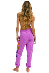 Pants Aviator Nation Wspan Neon-Purple