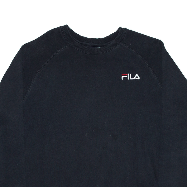 FILA Sports Black Sweatshirt Mens S
