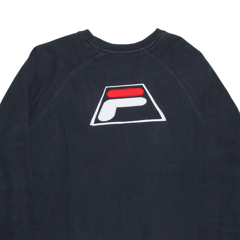 FILA Sports Black Sweatshirt Mens S