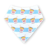 Organic Cotton Bandana Bibs 2pcs Set - Cup Noodle + Soda