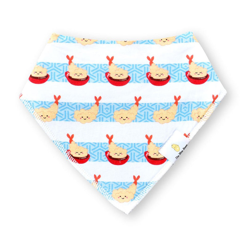 Organic Cotton Bandana Bibs 2pcs Set - Sushi + Tempura