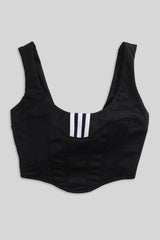 Rework Adidas Track Bustier - XS, S, M, L