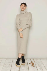 Brynja Dress (Beige)