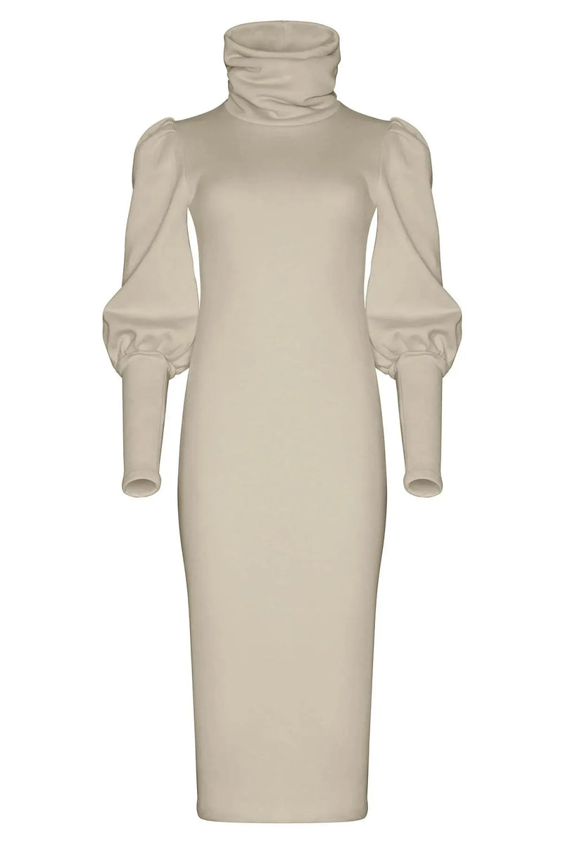 Brynja Dress (Beige)