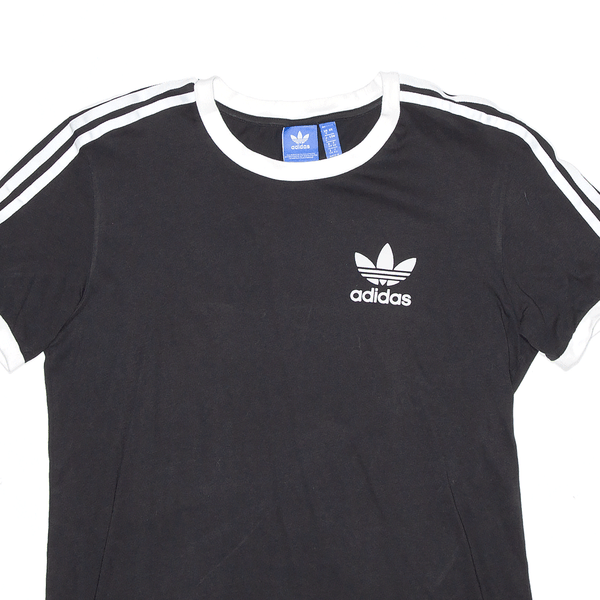 ADIDAS Sports Black Short Sleeve T-Shirt Womens S