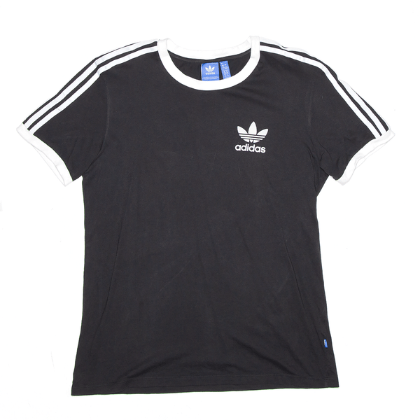 ADIDAS Sports Black Short Sleeve T-Shirt Womens S