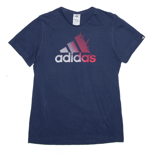 ADIDAS Sports Blue Short Sleeve T-Shirt Mens M