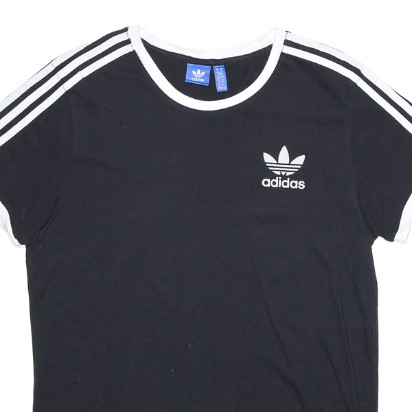 ADIDAS Sports Black Short Sleeve T-Shirt Womens S