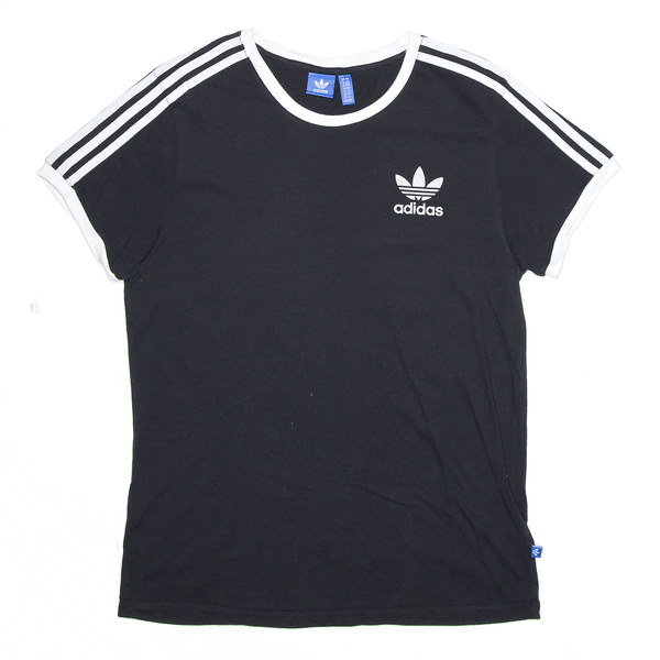 ADIDAS Sports Black Short Sleeve T-Shirt Womens S