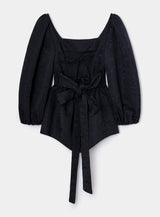 CECILE BLACK BLOUSE