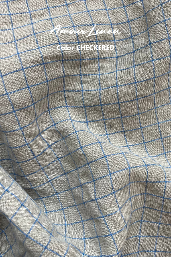 Linen pants Tokyo XXL Checkered