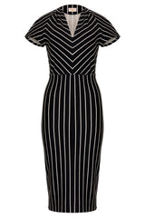 Camille Dress (Black and White)